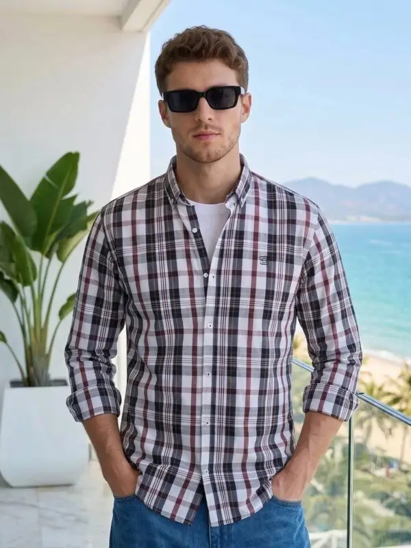 Black Check Shirt